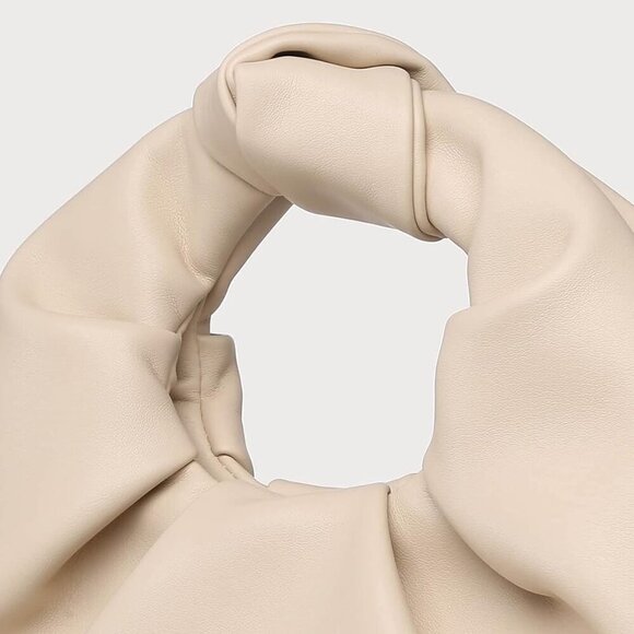 Women's PU Leather Clutch Small Hobo Purse Wedding Guest Bag Trendy - Picture 3 of 6